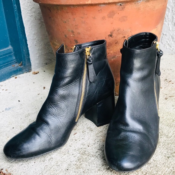 Cole Haan Shoes - COLE HAAN SAYLOR GRAND black leather boots 9